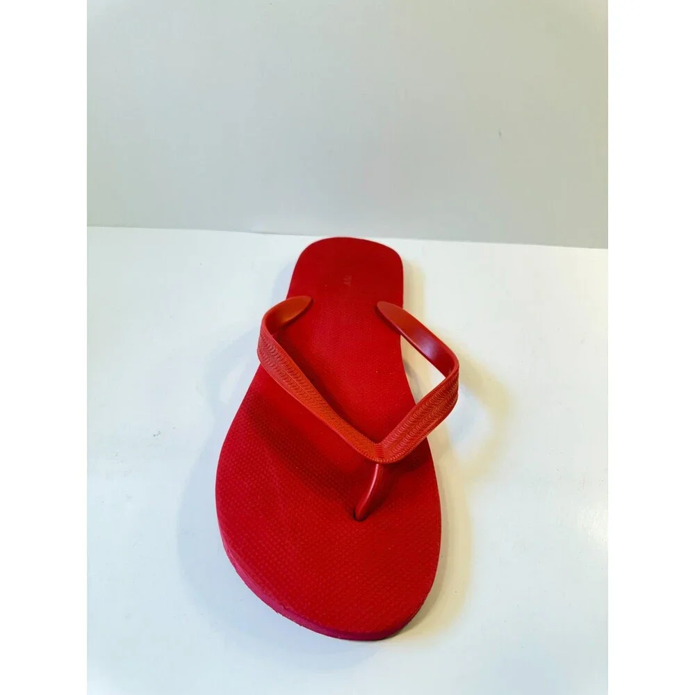 Old Navy Sandals Mens Red Flip Flops US 12-13